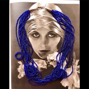 Beautiful vintage lapis and 925 silver necklace 😘